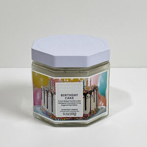 ScentWorx by Slatkin & Co. 3 Wick Jar Candle 14.5 oz - Birthday Cake